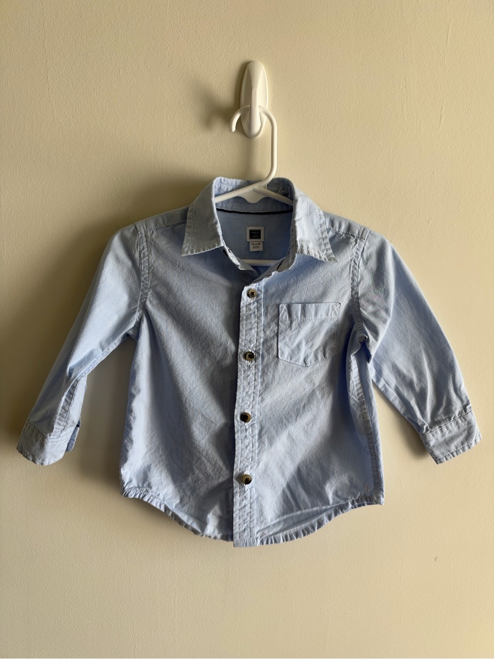 Janie and Jack Boys Stripped Button Down Shirt